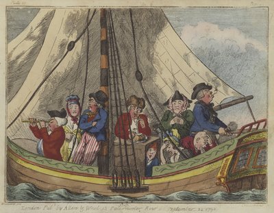A Sea Voyage by Isaac Robert Cruikshank